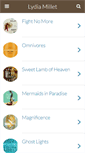 Mobile Screenshot of lydiamillet.net