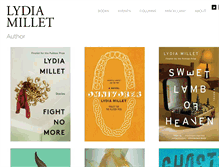 Tablet Screenshot of lydiamillet.net